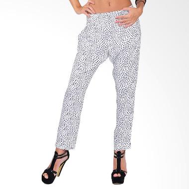 SJO's Tristone White Women's Pants Celana Wanita