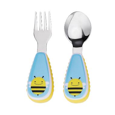 Skip Hop Zootensils Fork & Spoon Bee Alat Makan Bayi