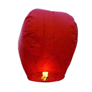 Sky Lantern Indonesia Lampion Terbang - Merah