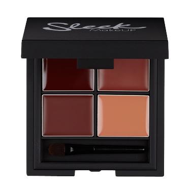 TWL Cosmetic Sleek Lip 4 Lipstick Palette - Havana