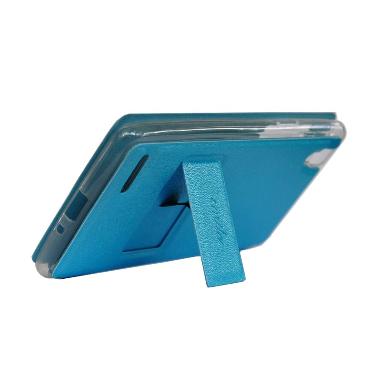 Jual Smile Flip Cover Casing for Lenovo A5000 - Biru Muda 