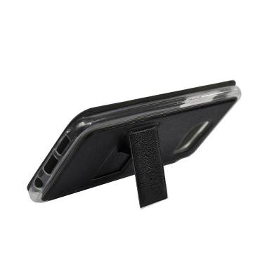 SMILE Flip Cover Casing for Oppo Joy - Hitam