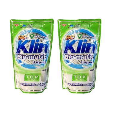 Promo Harga So Klin Biomatic Liquid Detergent Top Load 800 ml - Blibli