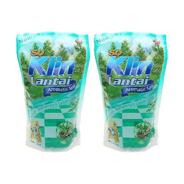 Jual So Klin  Pembersih Lantai  Ice Fine Pouch Hijau 800 