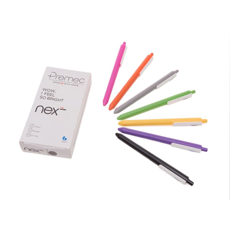 Jual Nex Premec Gel Pen Retractable Pulpen [12 Pcs] Online 