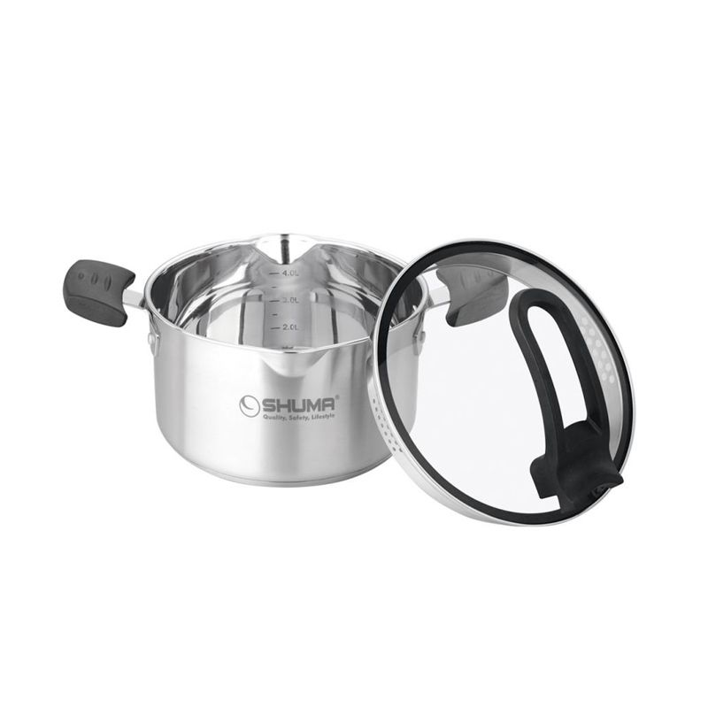 Shuma Stainless Steel Dutch Elena Silver Panci ...