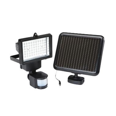 Solar Lantern 60 LED Lampu Tembak P ... anan Tenaga Surya - Hitam
