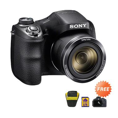 Sony Cyber-shot DSC-H300 Kamera Poc ... gores + Case + Memory 8GB