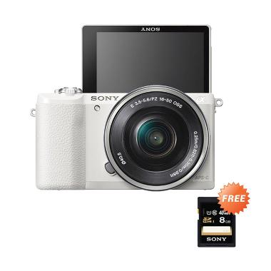 SONY Alpha A5100 Kit 16-50mm Kamera ... + Free SONY SD Card 8 GB