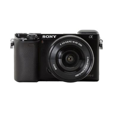 Sony Alpha A6000L Kit 16-50mm PZ OSS Kamera Mirrorless - Black