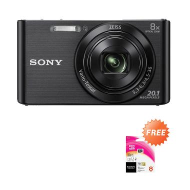 Jual Sony Cyber Shot DSC W830 Kamera Pocket - Black [20.5 