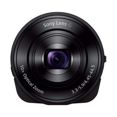 Sony DSC-QX10 Lens-Style Lensa Kamera - Black