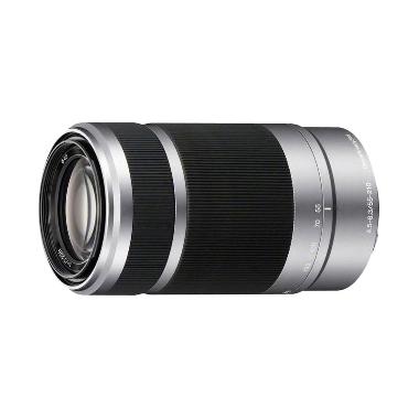 Sony E 55-210mm F4.5-6.3 OSS Silver Lensa Kamera