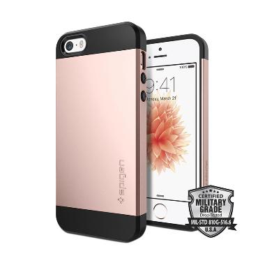 Spigen Slim Armor Casing for iPhone 5/5S/SE - Rose Gold