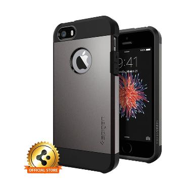 Spigen Tough Armor Casing for iPhone SE/5s/5 - Gunmetal