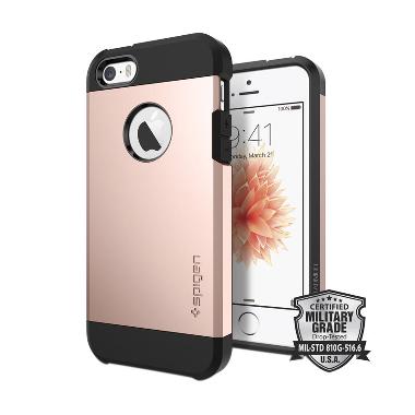 Spigen Tough Armor Casing for iPhone SE/5s/5 - Rose Gold