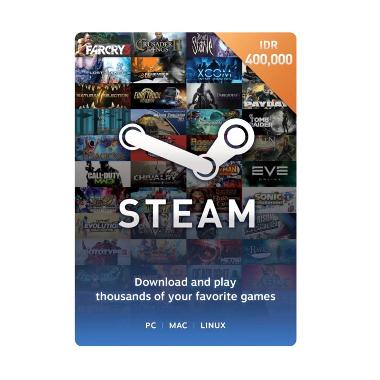 Steam Wallet IDR 400 Digital Voucher Code