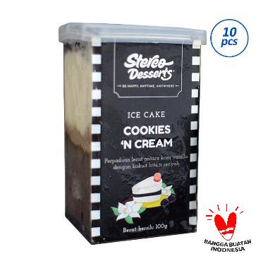 Jual Stereo Desserts Cookies And Cream Ice Cake - Hitam 