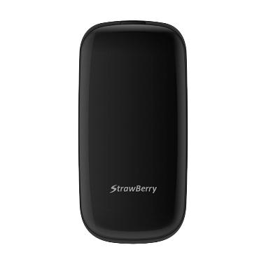 Strawberry Flip S1272 Handphone - Black