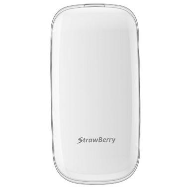 Strawberry Flip S1272 Handphone - White