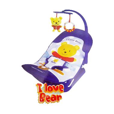 Sugar Baby I Love Bear Fold Up Infant Seat Bouncer
