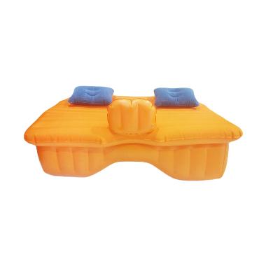 Kasur Mobil Matras Angin Travel Inflatable Smart Car Bed - Orange