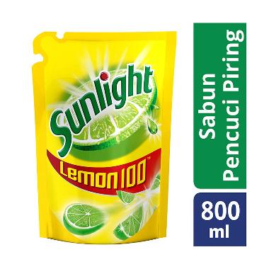 Jual Sunlight Sabun Cuci Piring Lemon Refill [800 mL