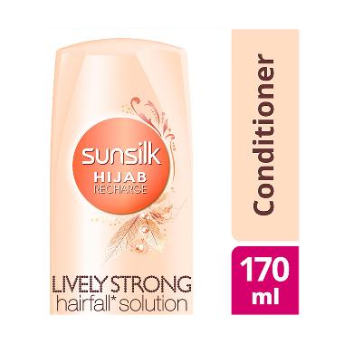 Sunsilk Hijab Recharge Conditioner Lively Strong Anti Hairfall 170ml Sunsilk Hijab Recharge Conditioner Lively Strong Anti Hairfall 170ml