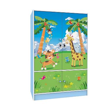 Super 1226 Lemari Pakaian Anak - Biru