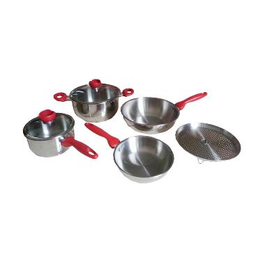 Supra Panci Set 7 Pieces Stainless Impact
