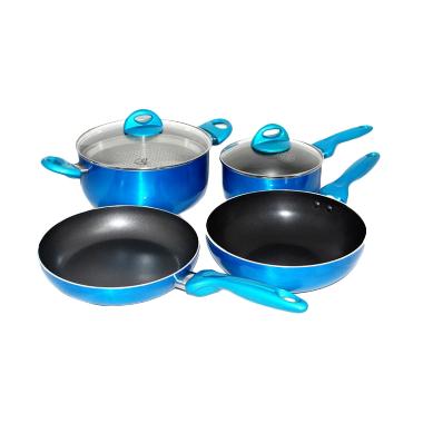 Supra Rosemary Panci Set 7 Pieces - Biru