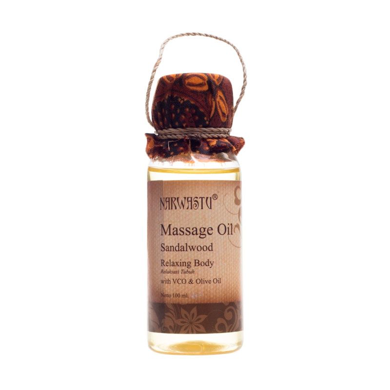 Jual Narwastu Massage Oil Sandalwood 100 ml Online - Harga 