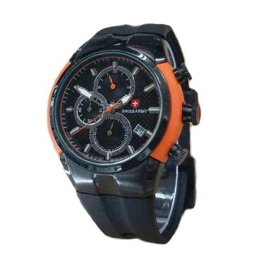 jual swiss army chrono rubber jam tangan pria black orange harga kualitas terjamin jual swiss army chrono rubber jam tangan pria black orange harga kualitas terjamin