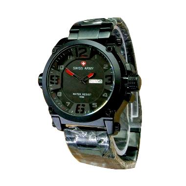 Swiss Army SA 13753 Rantai Jam Tangan Pria - Black Blue