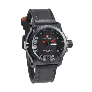 Swiss Army SA005 Jam Tangan Pria - Hitam Merah