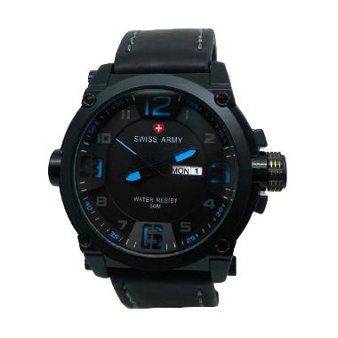 SPEKTAFLASH - Swiss Army SA005A Jam Tangan Pria - Hitam