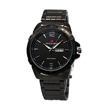 Swiss Army SA0302M Stainless Steel Jam Tangan Pria - Hitam