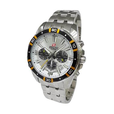 Swiss Navy SN8826MCBTBSLYL Silver Jam Tangan Pria