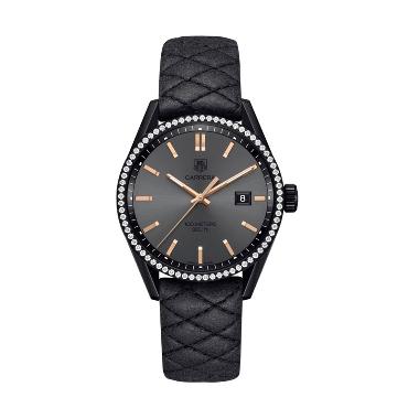 Tag Heuer Carrera WAR101A.FC6367 Cara Delevingne Special Edition With Diamonds Jam Tangan Wanita - Hitam