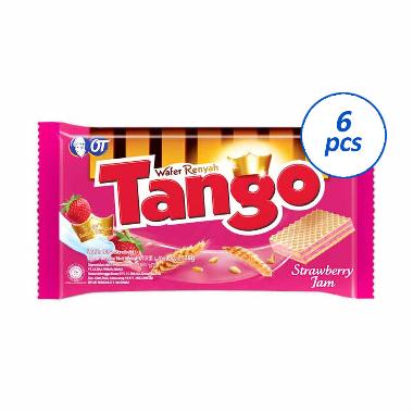 Promo Harga Tango Wafer Strawberry Jam 78 gr - Blibli