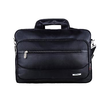 Tas Mania Ferziano Double Laptop Bag - Hitam