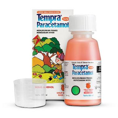 Hasil gambar untuk Tempra Forte Orange Sirup Penurun Panas [60 mL]