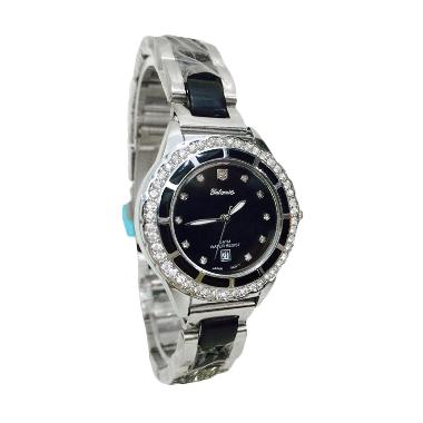 Tetonis T9695M SB Jam Tangan Fashion Wanita - Silver Hitam