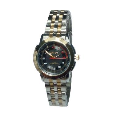 Tetonis T9785M SP Jam Tangan Fashion Wanita - Silver Black Gold