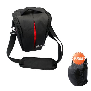 Third Party Kode U Tas Kamera For Canon Eos + Rain Cover