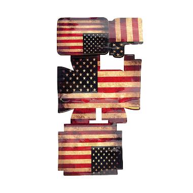 Third Party US FLag Sticker Housing GoPro Hero3