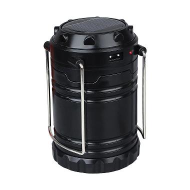 Tic Tac Toe Portable Lantern Solar ... d Lampu Emergency - Hitam