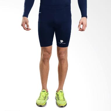 Tiento Short Pants Celana Manset Olahraga - Navy White