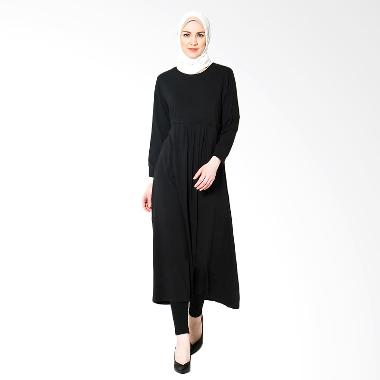 Tiras Basic Aliqa Gamis - Black