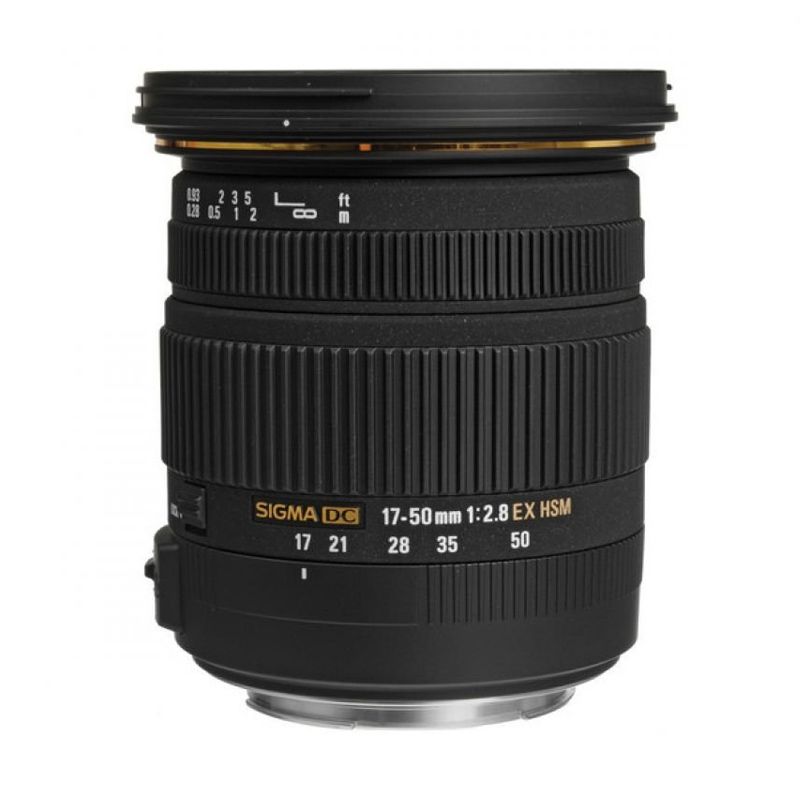 Sigma 17-50mm F/2.8 EX DC OS HSM Hitam Lensa for Canon | F'Canon